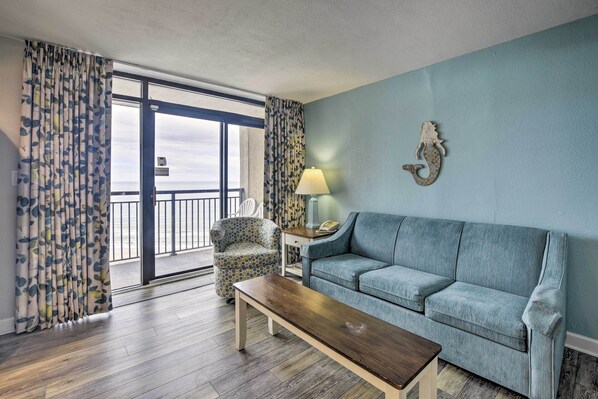 North Myrtle Beach Vacation Rental | 1BR | 1BA | 600 Sq Ft | Step-Free Access