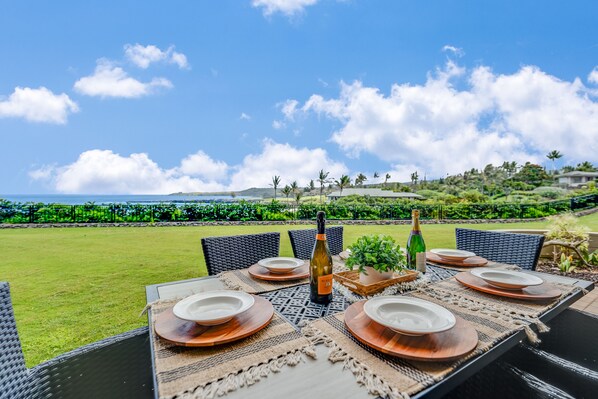 Kapalua Bay Villas 20G4 lanai with ocean view1