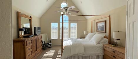 master bedroom (queen bed) with plenty of light!