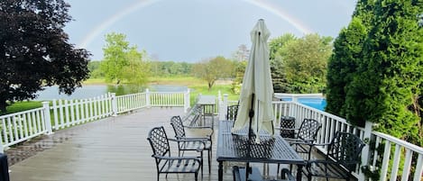 Start your day off with this view from the deck! 
