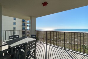 Gulf-front balcony