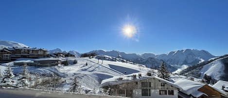 Blick von der Unterkunft