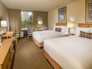 Bedroom with Two Double size beds. The exact unit will be assigned upon arrival. Views, colors, and decor may vary