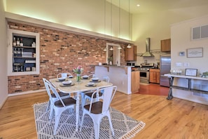 Dining Room | 2-Story House | Stairs Required for Full Interior Access