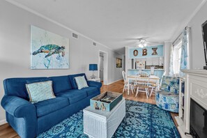 Living Area with Deck Access