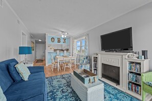 Living Area with Deck Access