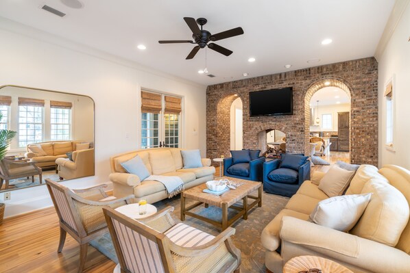 Entertain friends and family in the spacious living room.