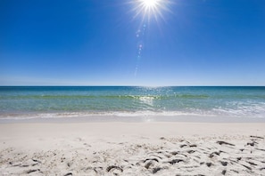 The beautiful white sands of Orange Beach