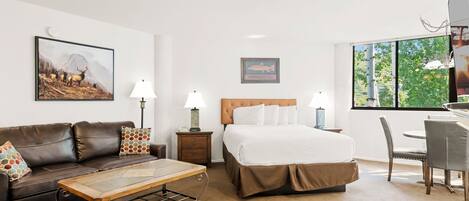 Living Area / Queen Bed