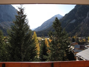 Blick von der Unterkunft