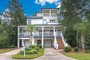 This spacious beach house easily has  room for 2 families with over 2500 sf.