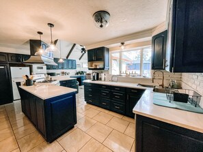 Large spacious kitchen.