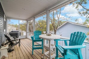 Spacious and screened patio to enjoy the outside with your favorite beverage