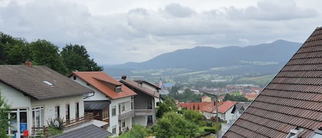 Blick von der Unterkunft