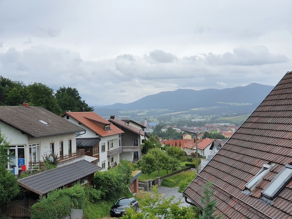 Blick von der Unterkunft