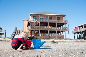 Get up early to get your daily haul of shells and shark teeth.