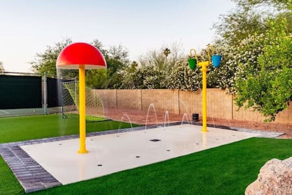Splash Pad, Guest Controls on Wall