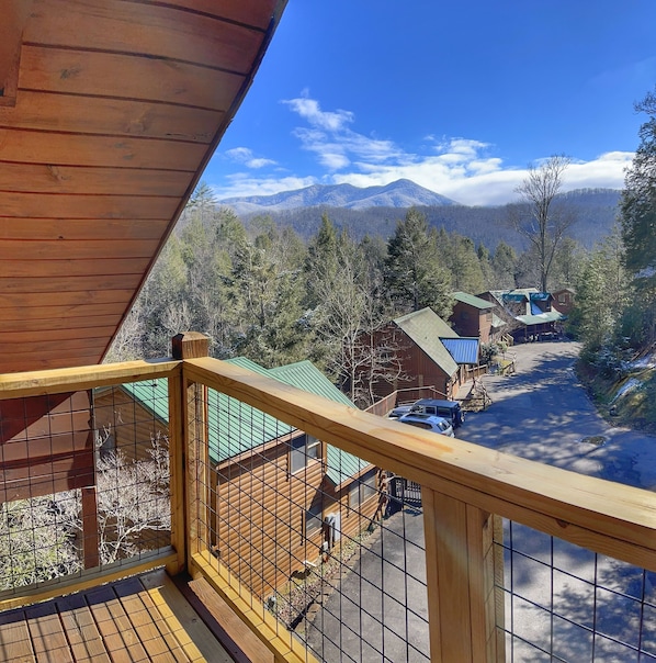 Beautiful view of the mountains from 1 of 4 decks