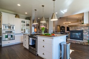 Gourmet Kitchen open to the living room