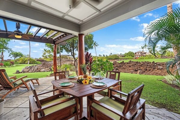 Outdoor dining