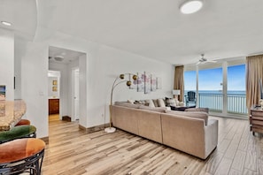 Living Area with Amazing Ocean Views!