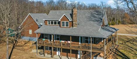 View of the back deck!