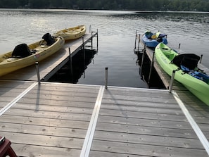 Single and double kayaks for fun!