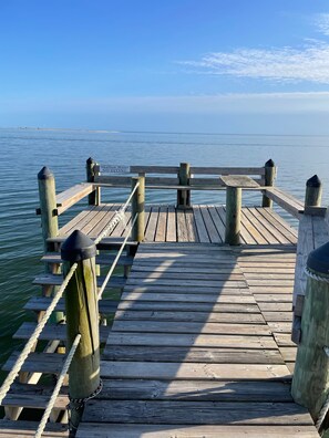 End of the community dock