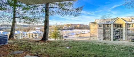 Covered Patio offers Resort Views.