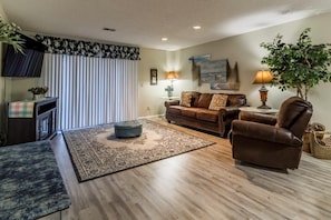 Living room includes a Sleeper Sofa.