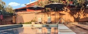 Vue sur piscine
