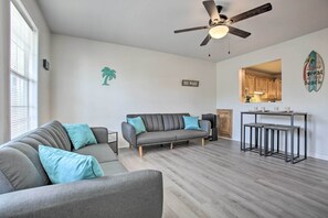 Living Room | Flat-Screen TV w/ DVD Player