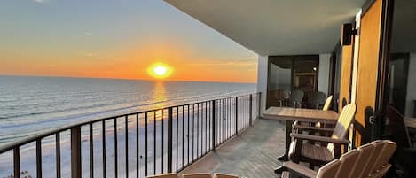 Spectacular Sunsets From This Balcony
