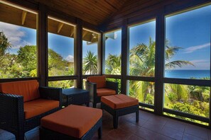 Main deck with stunning views