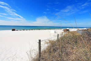 Lovely Beach in front of the Summit 