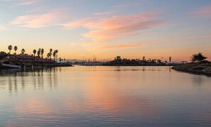 No time for worries in this marina! 