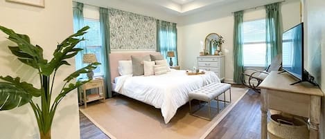 Spacious, cozy, stunning professionally designed bedrooms