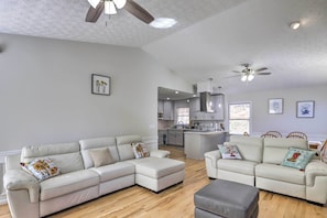 Living Room | Central Heating & A/C