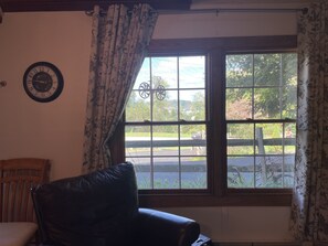 Front window with views of the Buckhannon skyline.