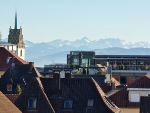 Blick von der Unterkunft