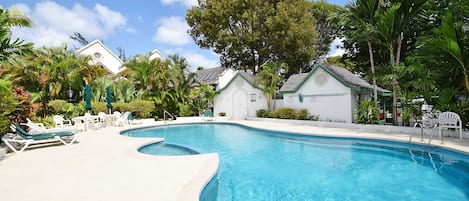Relax at this amazing pool or head to the beach less than 10 mins away!