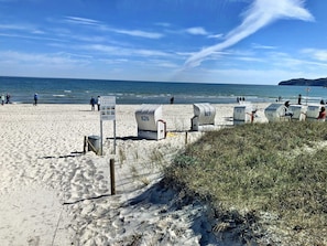 direkt am Strand