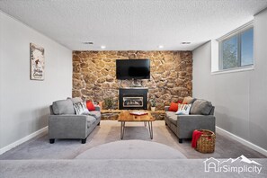 There is plenty of space for your whole group to spread out and relax in this spacious home. 