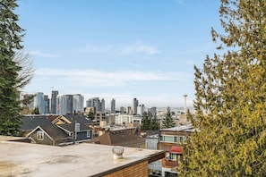 Blick von der Unterkunft