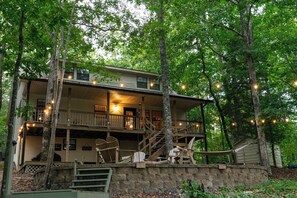 Back patio - Grill - fire pit - hammock - patio furniture