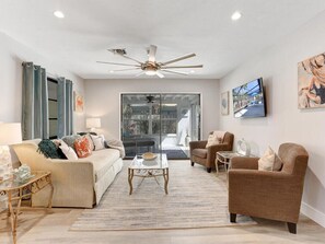 Living Room and Sun Porch