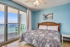 Gulf Front Primary Bedroom with King Size Bed