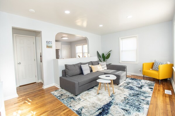 Living Room with pull out sofa 