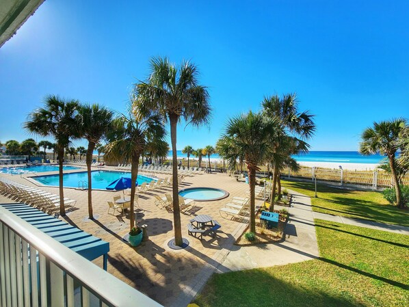 Your view from your private balcony 