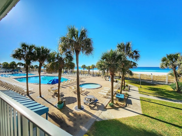 Your view from your private balcony
